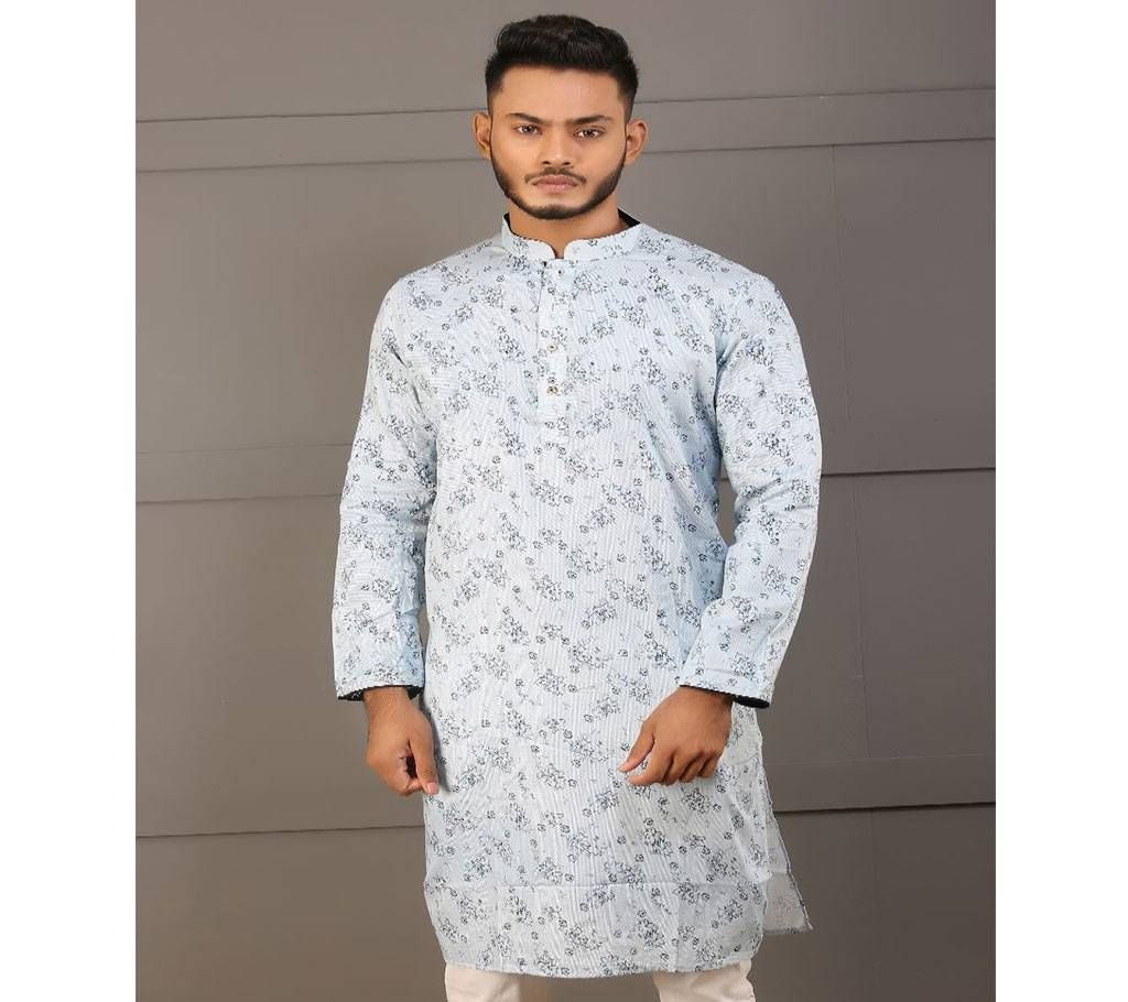 Sufi Print panjabi For Man  2397