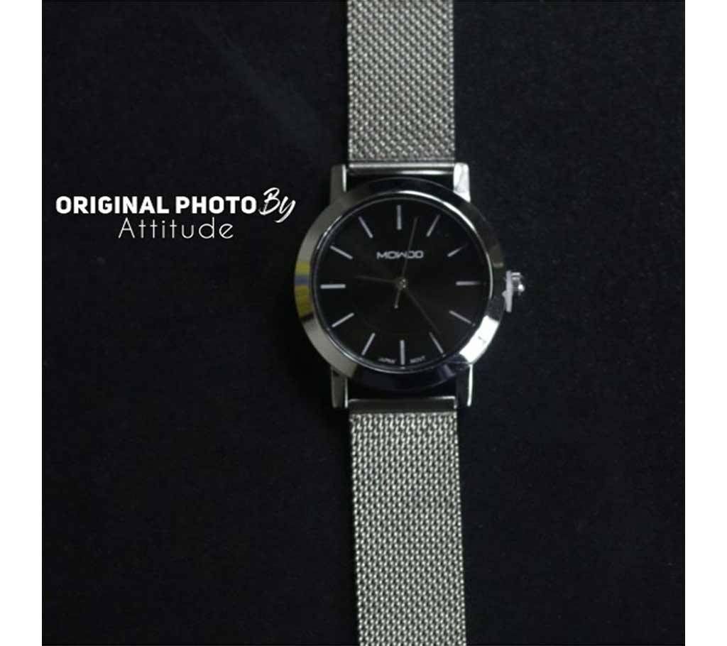 Smart Design Steel Silver Standard Wrist Watch For Man