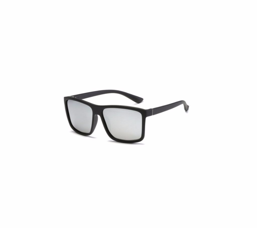 Luxury Mirror Silver Polarized Sunglasses For Men