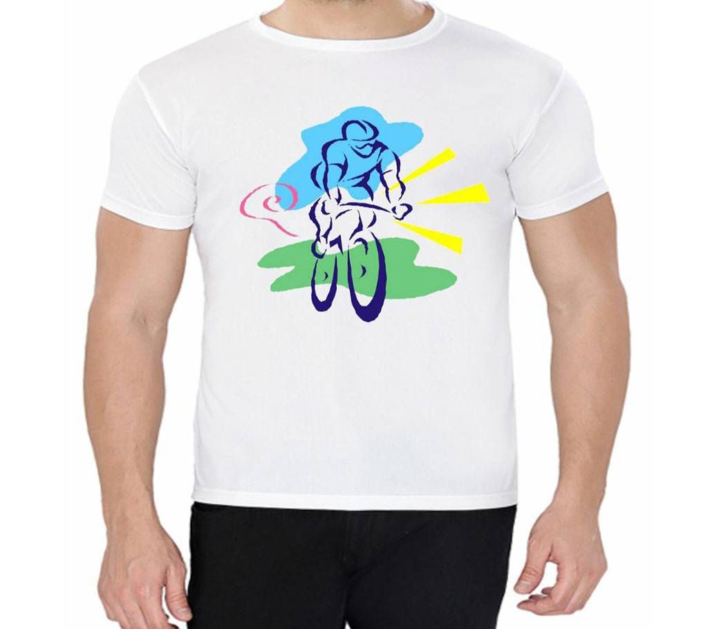Cycling - Half Sleeve T-shirt For Men