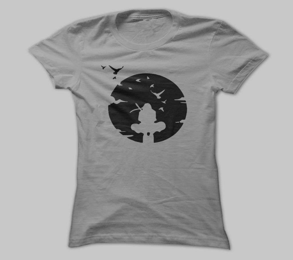 SAMURAI ASH COTTON TSHIRT FOR MEN