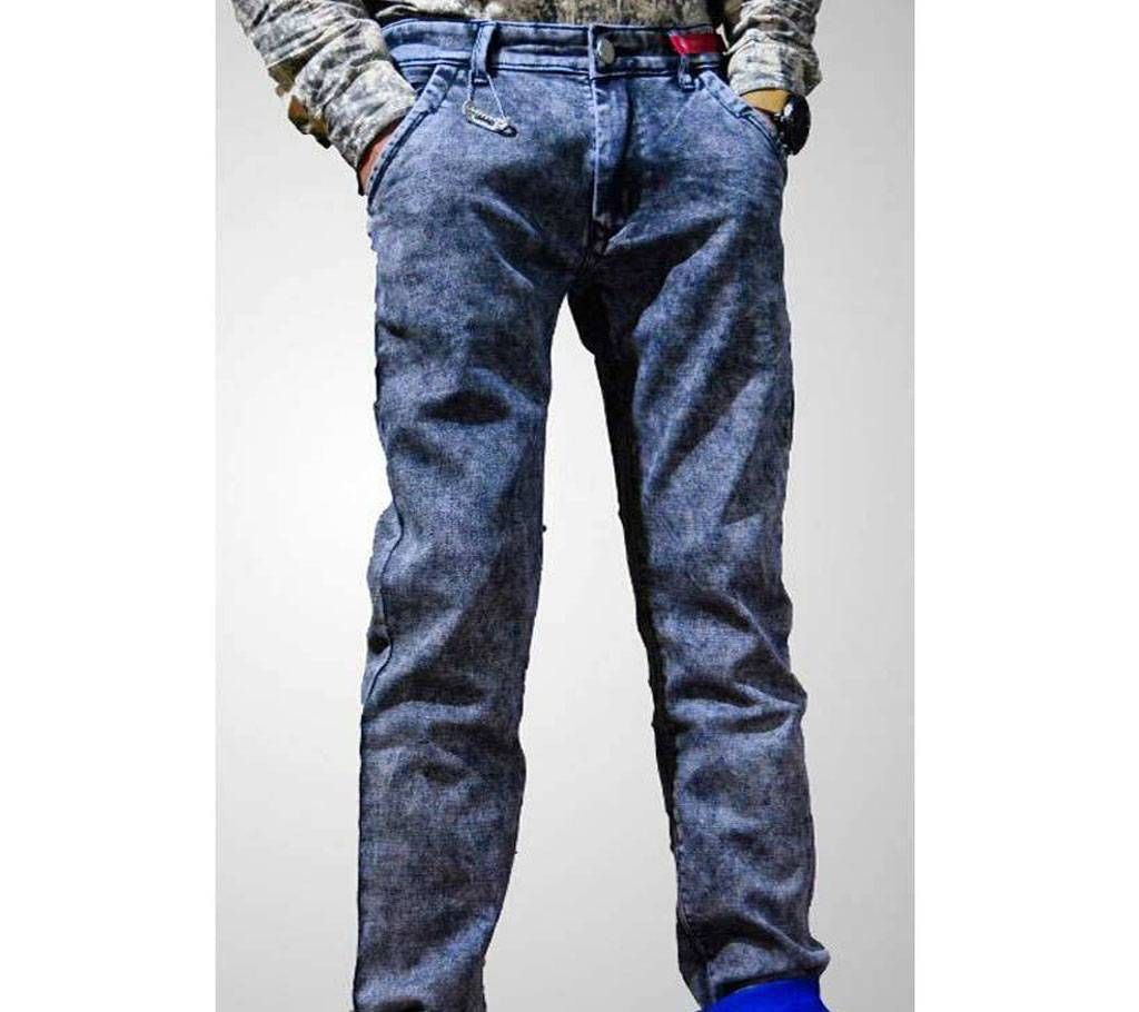 Mens Slim Fit Stitched Jeans Pant