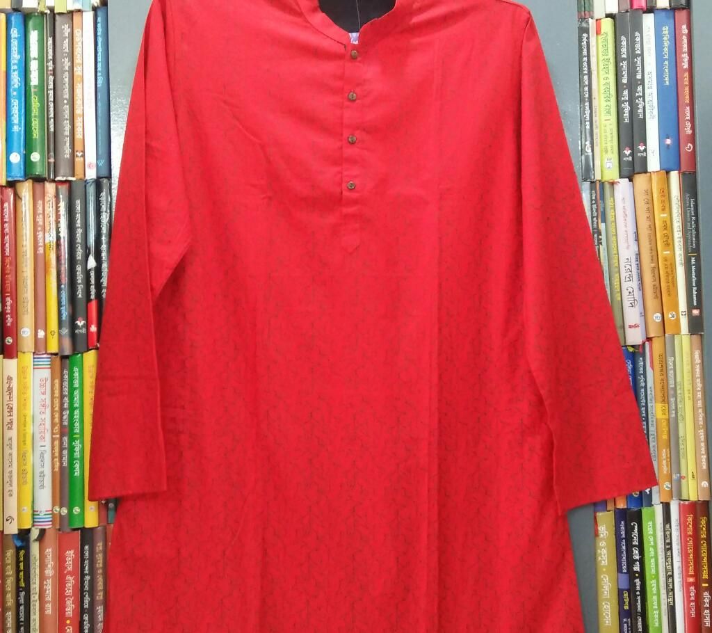 Red print cotton