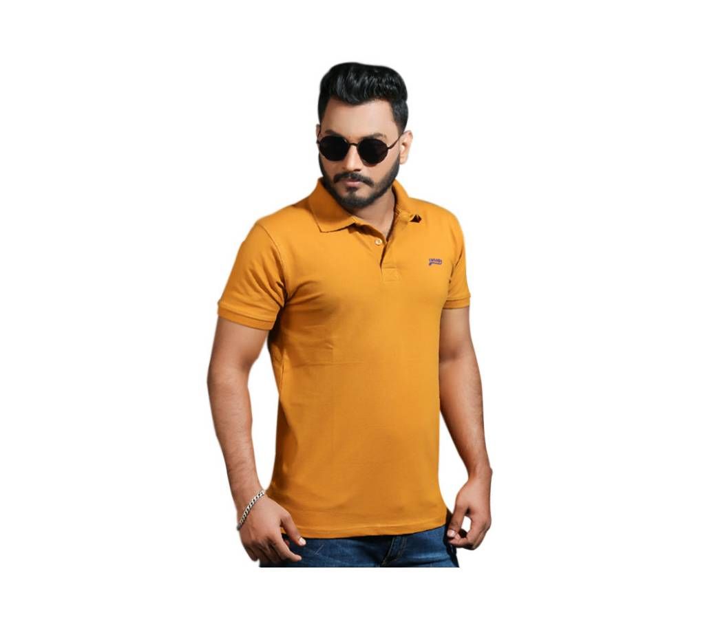 Half Sleeve Polo Yellow t-shirt
