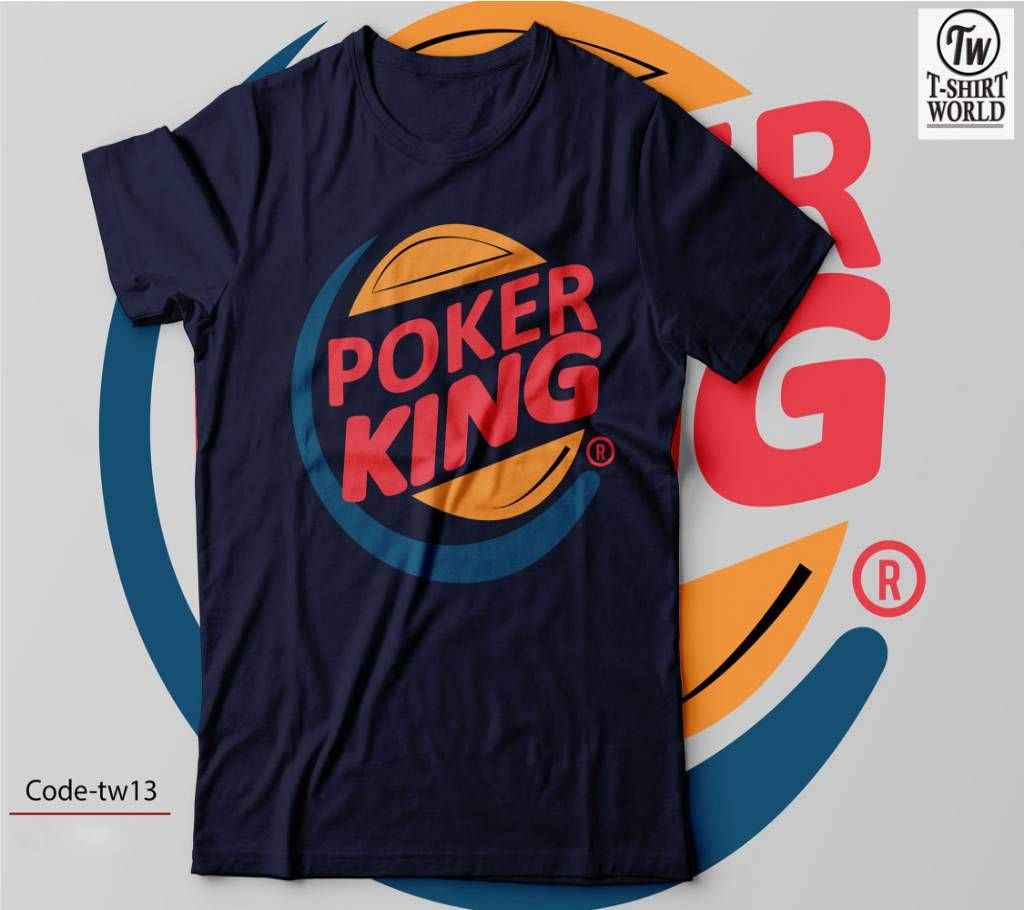 Poker King Mens Cotton T-Shirt