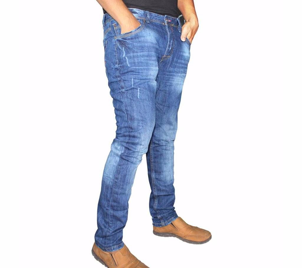 ALCOTT Men's Semi Narrow Jeans Pant 