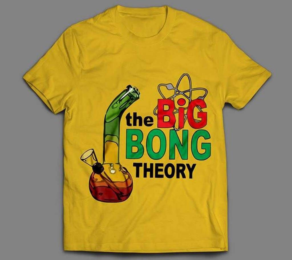 The Big Bong Theory Half Sleeve T Shirt for Men 