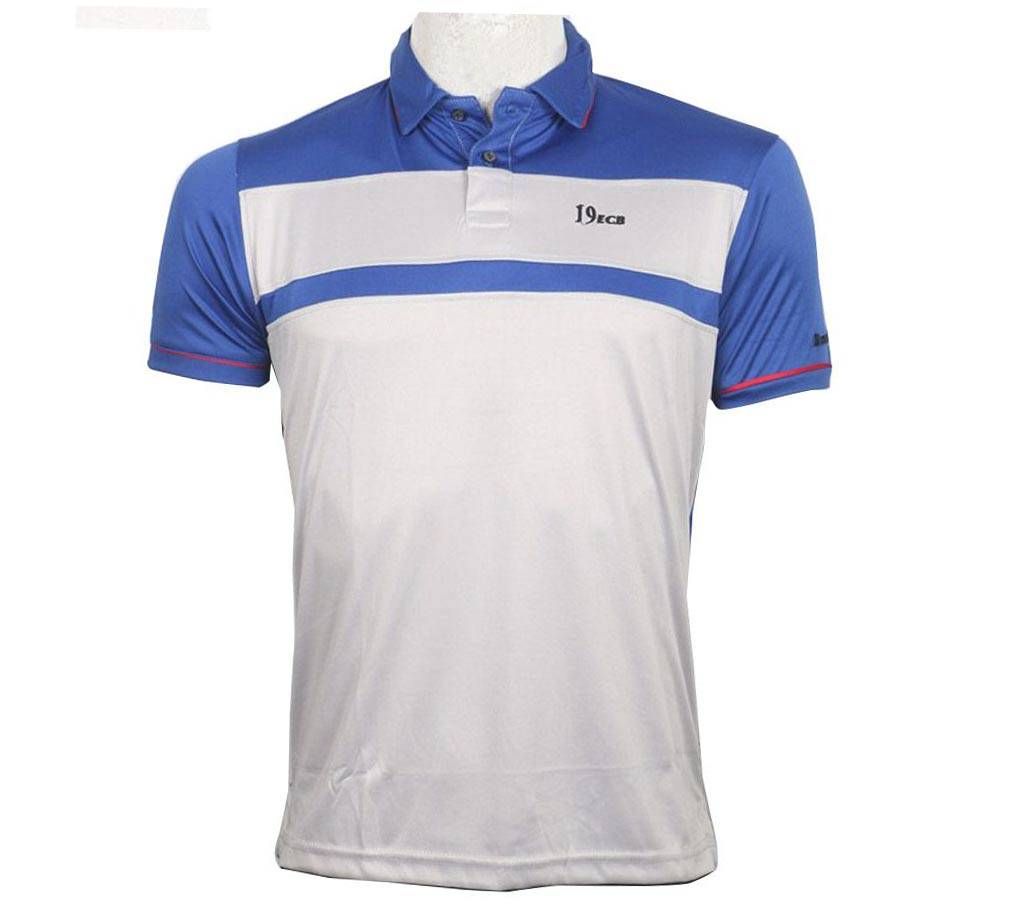 Mens Jersey fabric polo shirt