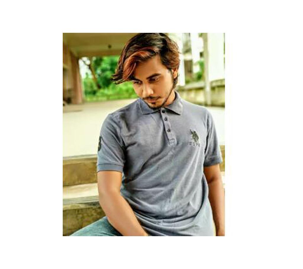 Mans half sleeve cotton Polo