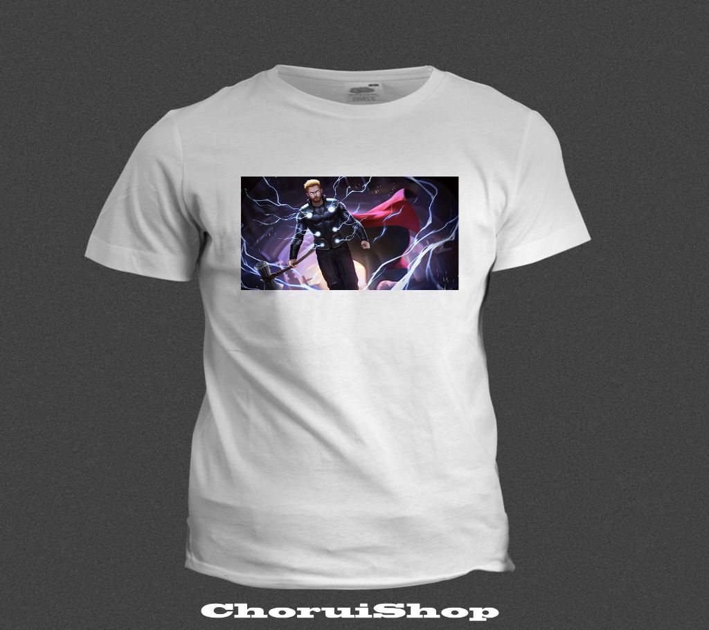 Thor Storm Cotton T-shirt - White
