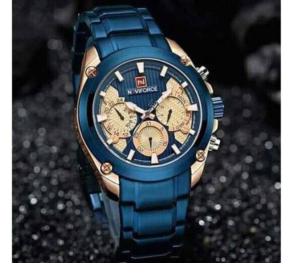 Naviforce Bule Chronograph Watch