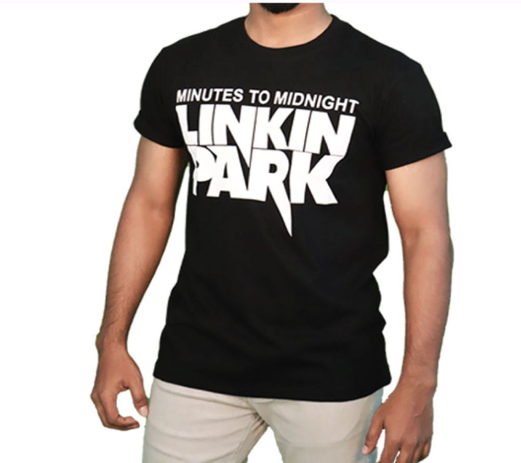 Mens Black T- ShartTS-LparkBlack-1
