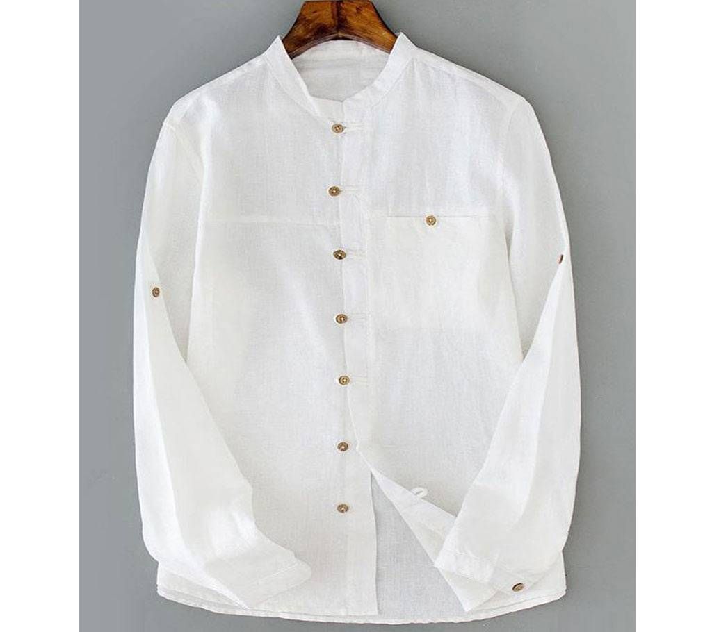 SK Whit  Gents Full Sleeve Casual Cotton Shirt 