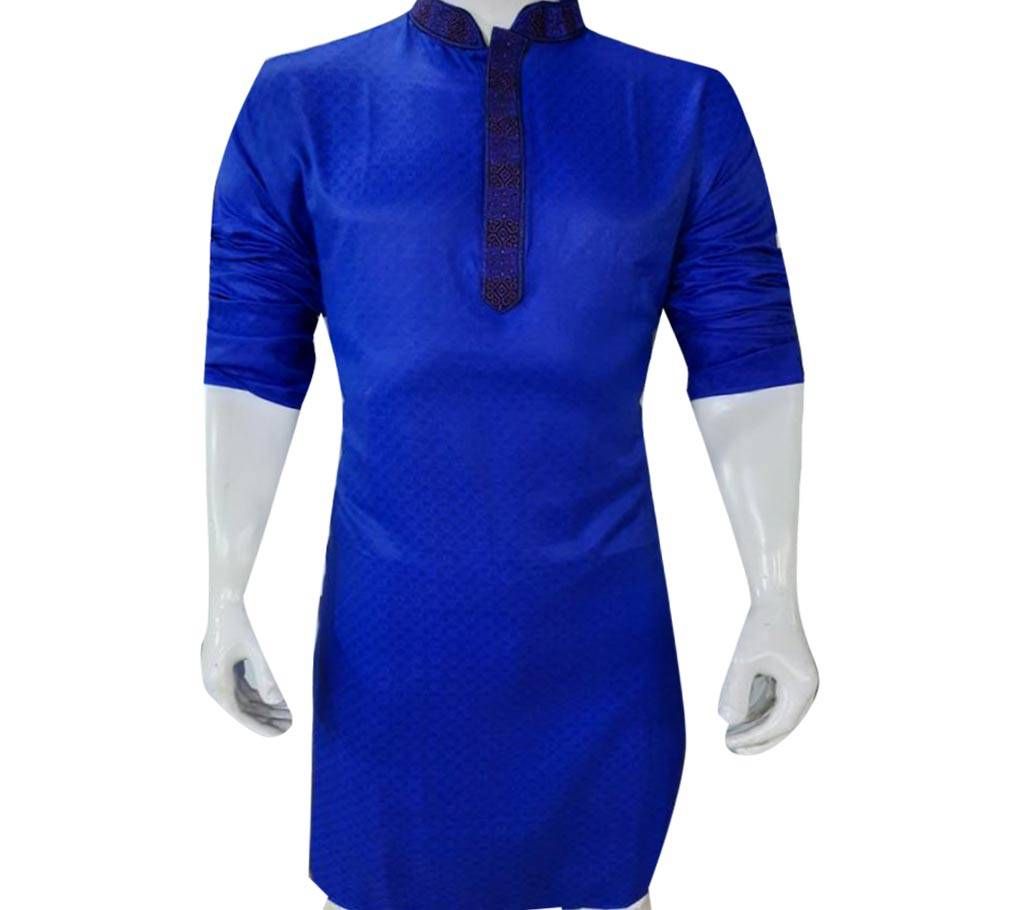 semi long punjabi-blue 
