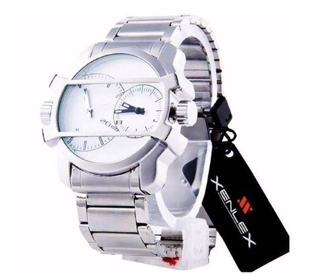 XENLEX Dual Time Gents Wrist Watch Copy