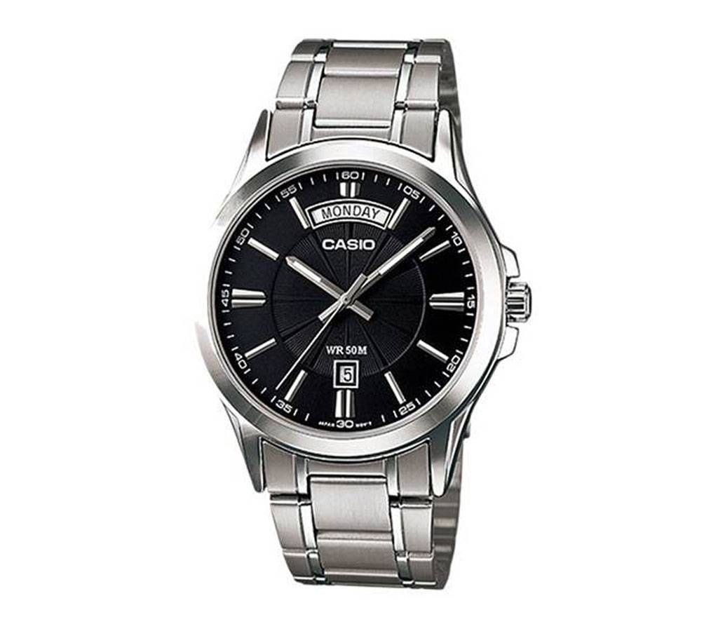 Casio StainlessSteel Analog Watch For Men - Silver