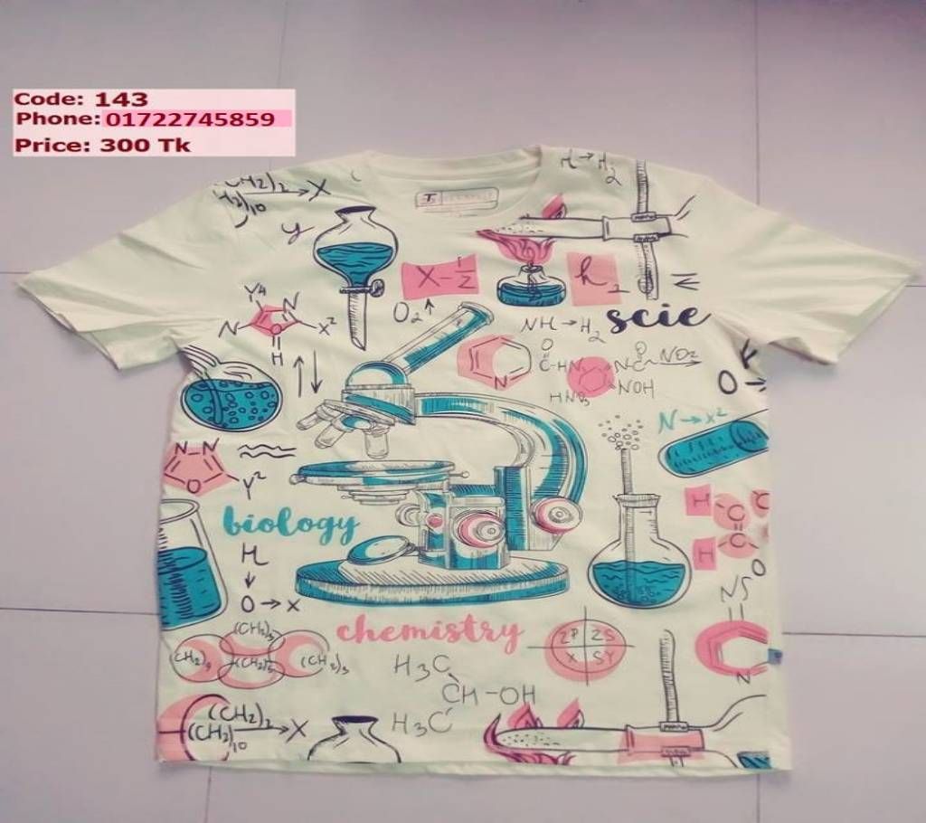 Mens T-shirt Biology