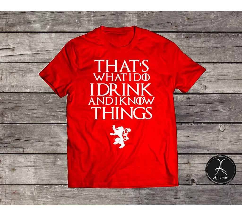 I Know Things (ART1701) T-shirt