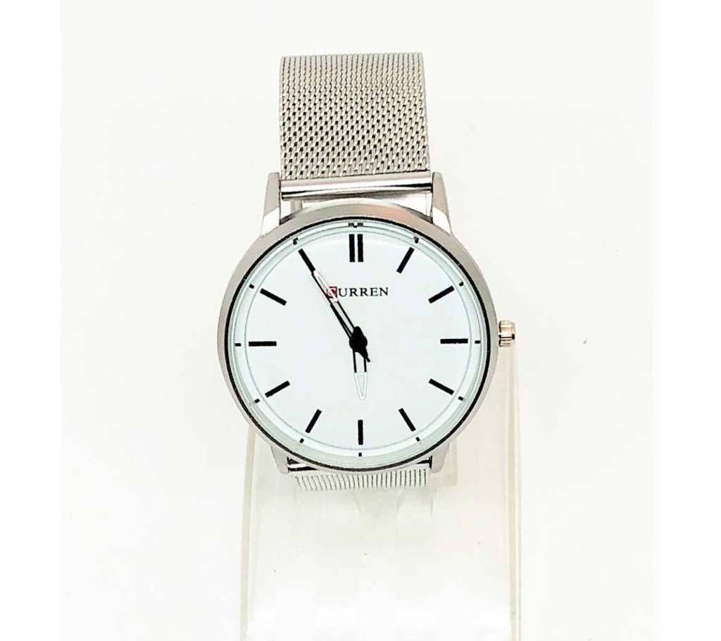 curren silver chyen rest watch for man