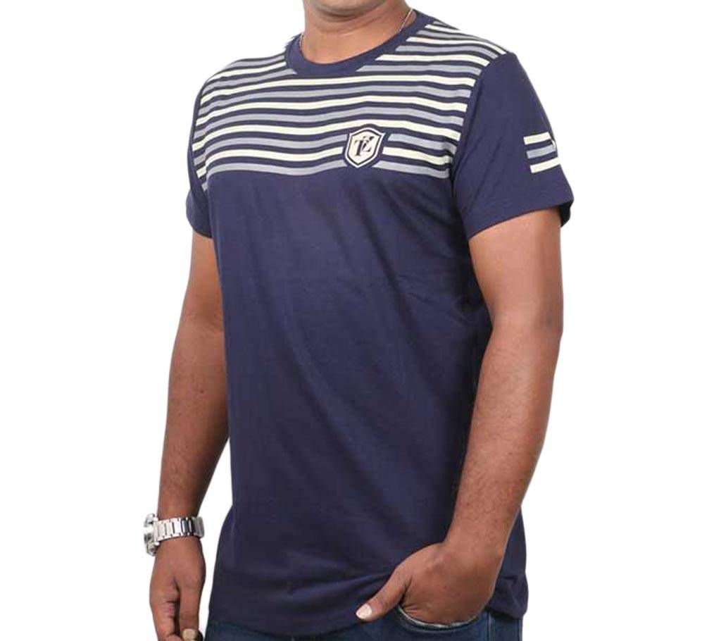 Gents Half-sleeve Slim Fit Cotton T-shirt