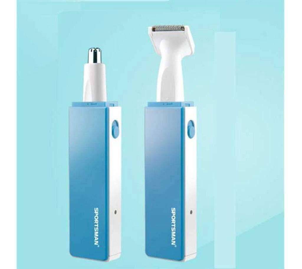 SPORTSMAN SM-412 2 in 1 Electric Nose Hair Trimmer 