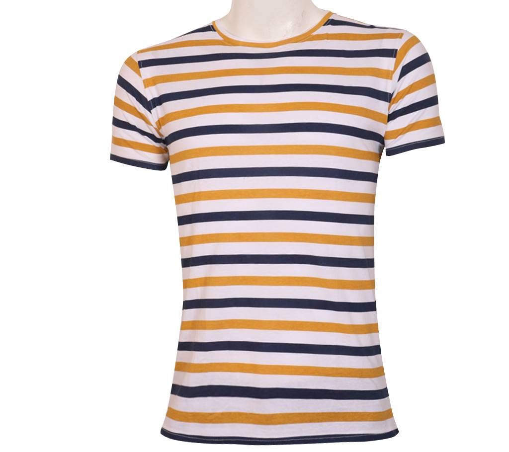 Multi Color Cotton Short Sleeves Tshirt For Men