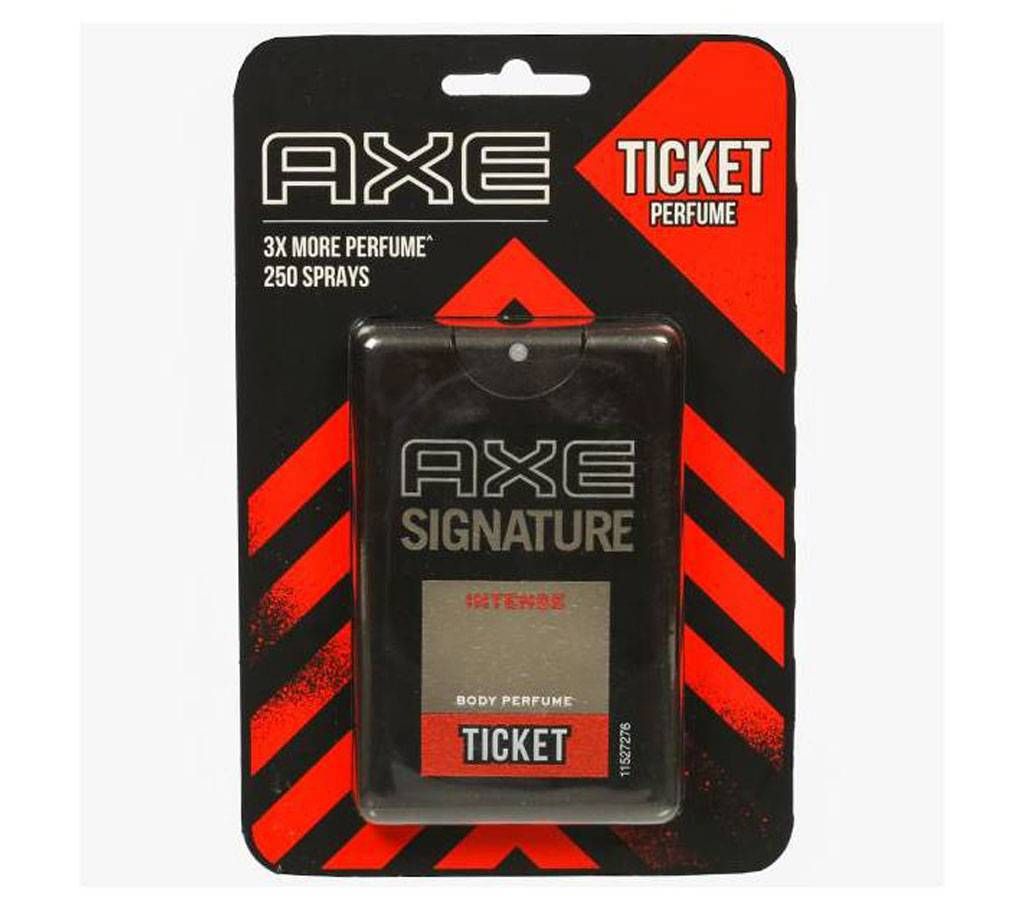 Axe Signature Ticket Body gents perfume Intense Champion Easy Carry 17 ml India 