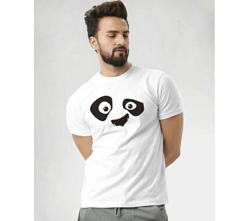 panda Mens Stylish Half Sleeve T-Shirt