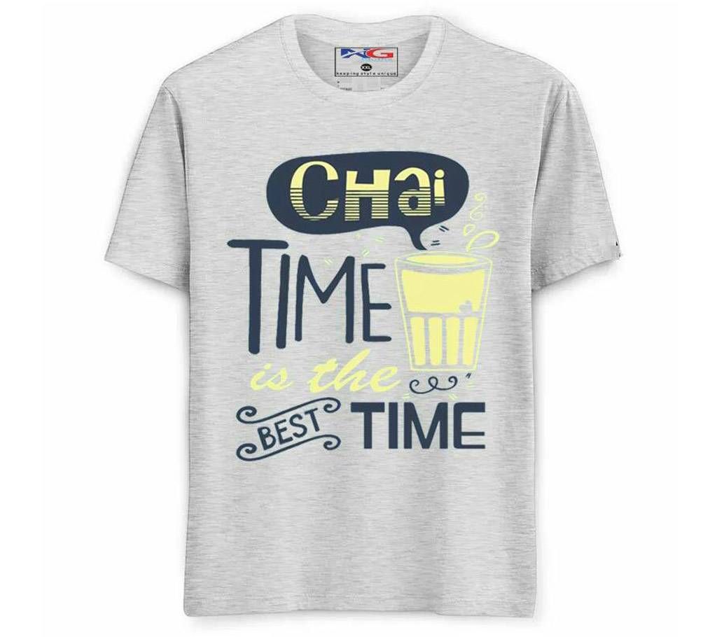Summer Grey Off White T-shirt Cha Time Design