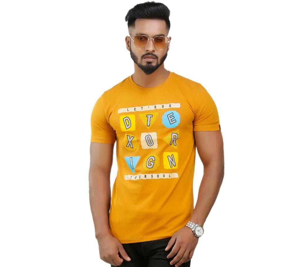 Mens Cotton Half Sleeve Casual T Shirt D135