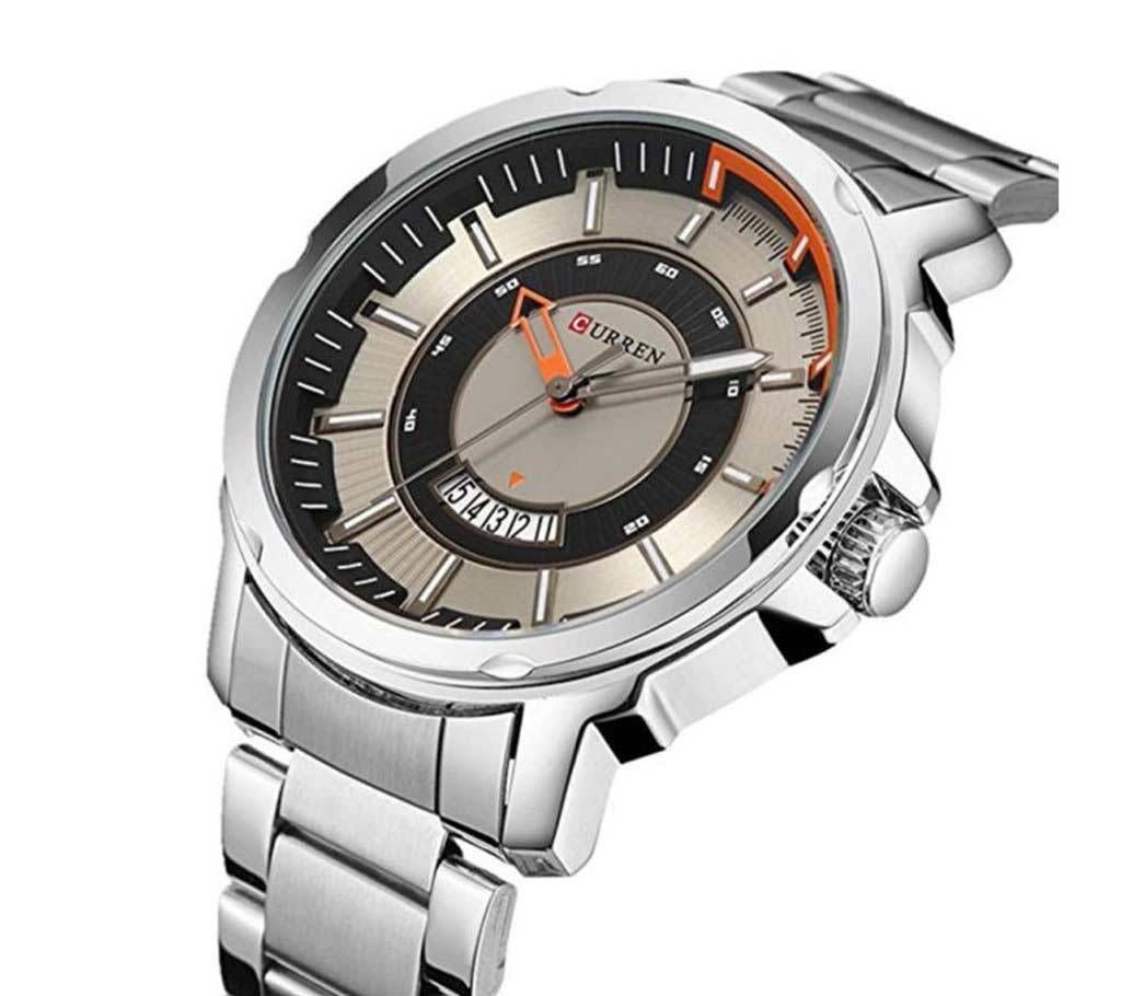 New Curren watches men Top brand fashion business quartz watch male watcharmy men analog casual date