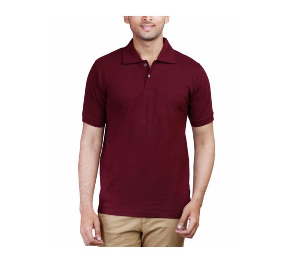 Polo Shirt For Men -Maroon