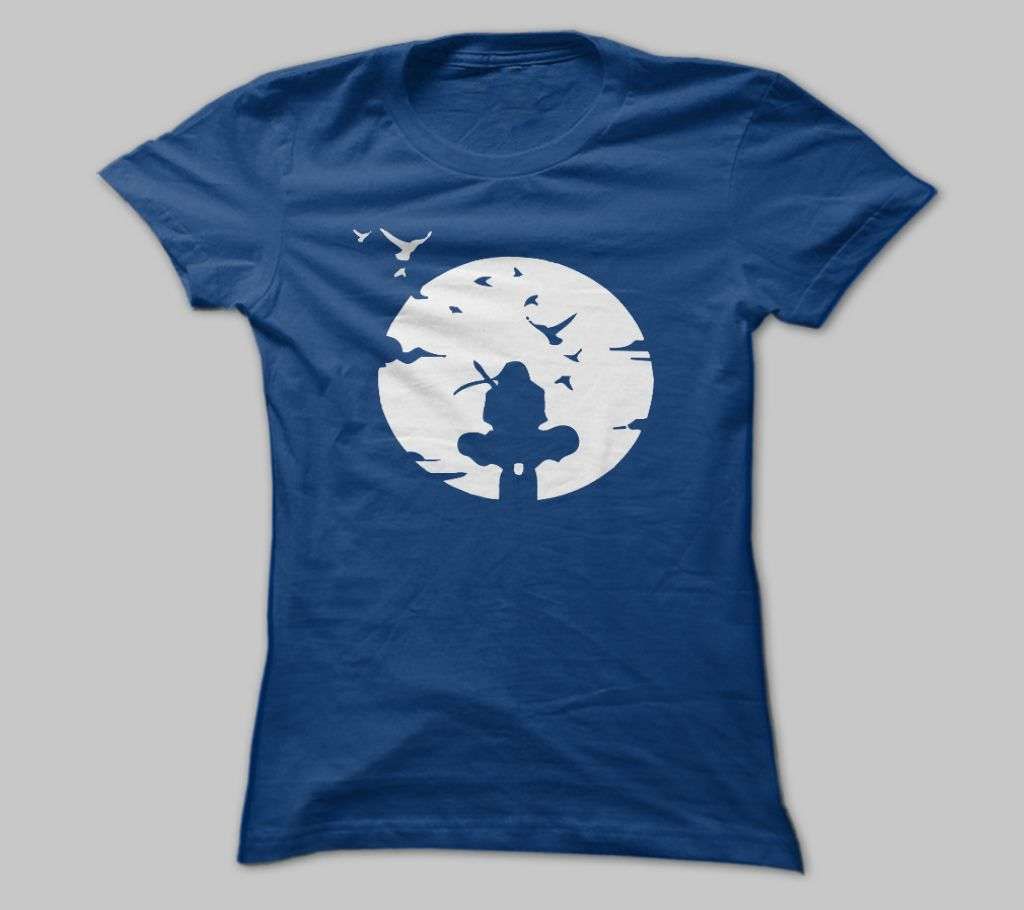SAMURAI NAVY BLUE COTTON TSHIRT FOR MEN