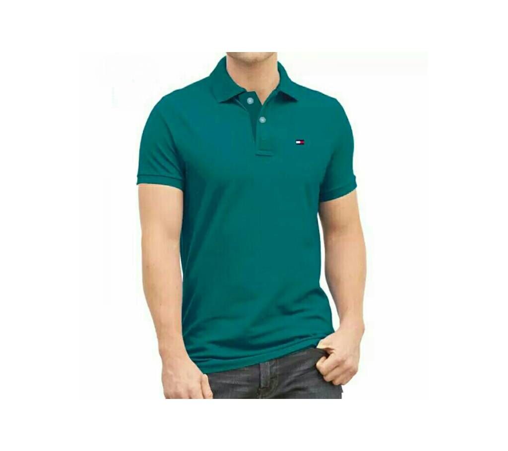 Gents Cotton Polo Shirt-Green