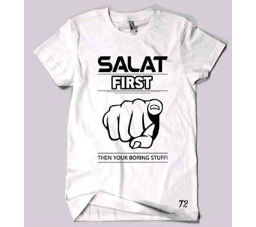 Men's Round Neck T-Shirt Salat
