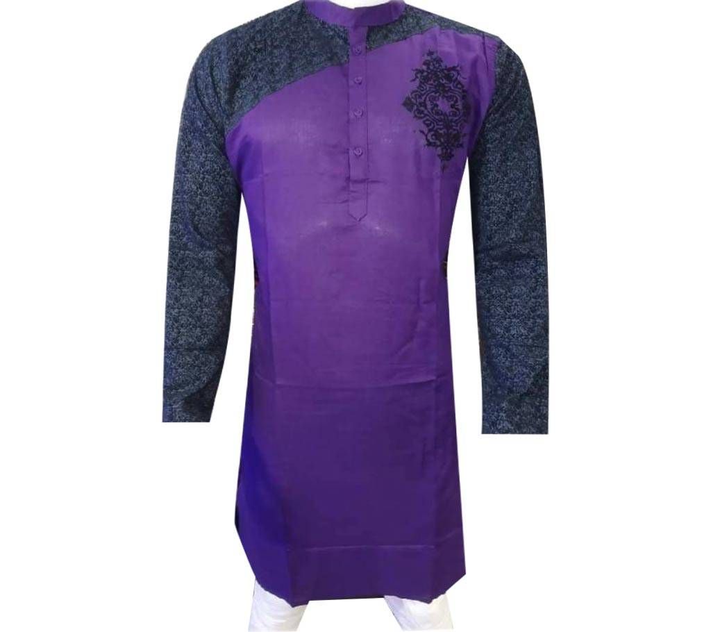 Semi Long Ambos Panjabi-Purpel 