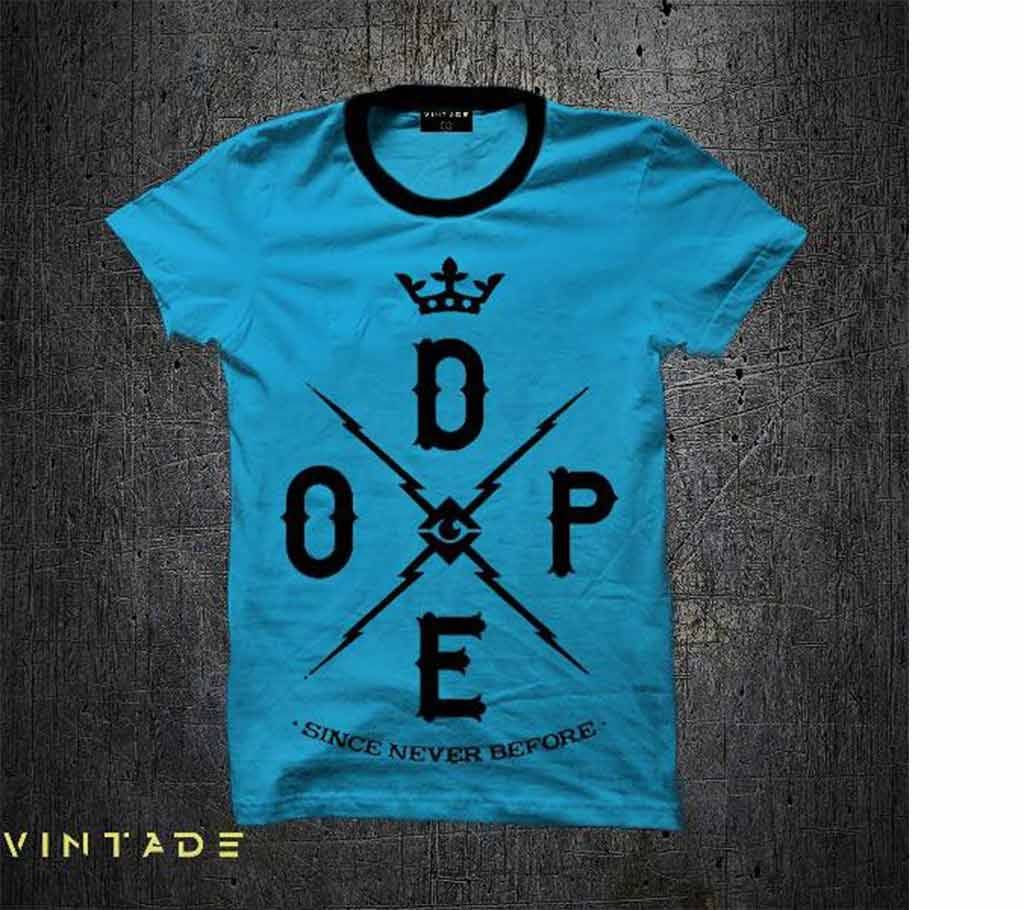 Dope mens cotton round neck t shirt 