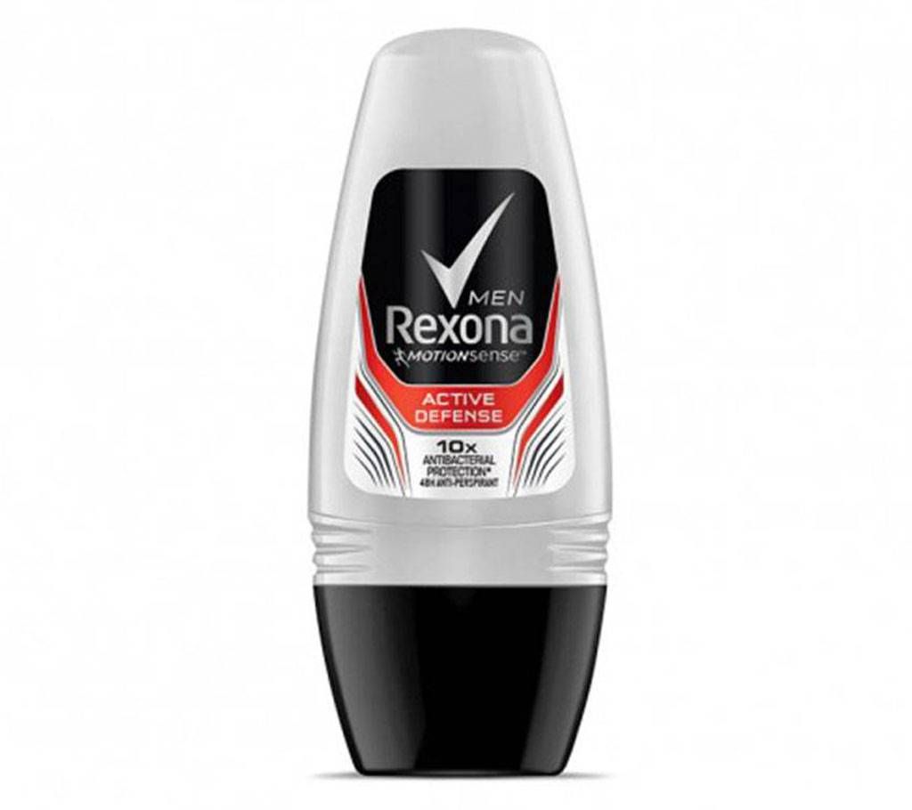 REXONA ACTIVE DEFENSE ANTI-PERSPIRANT ROLL ON FOR MEN 50ML (UAE)