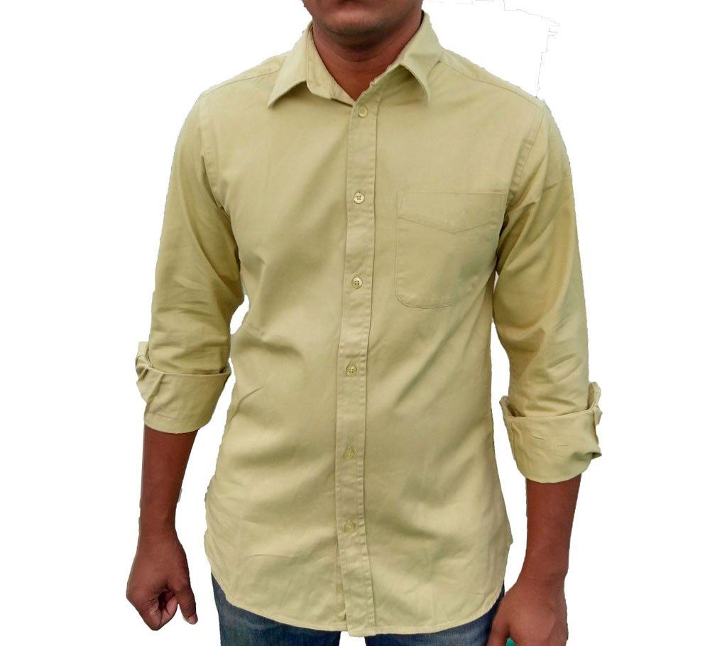 Winter Twill Shirt-Yellow