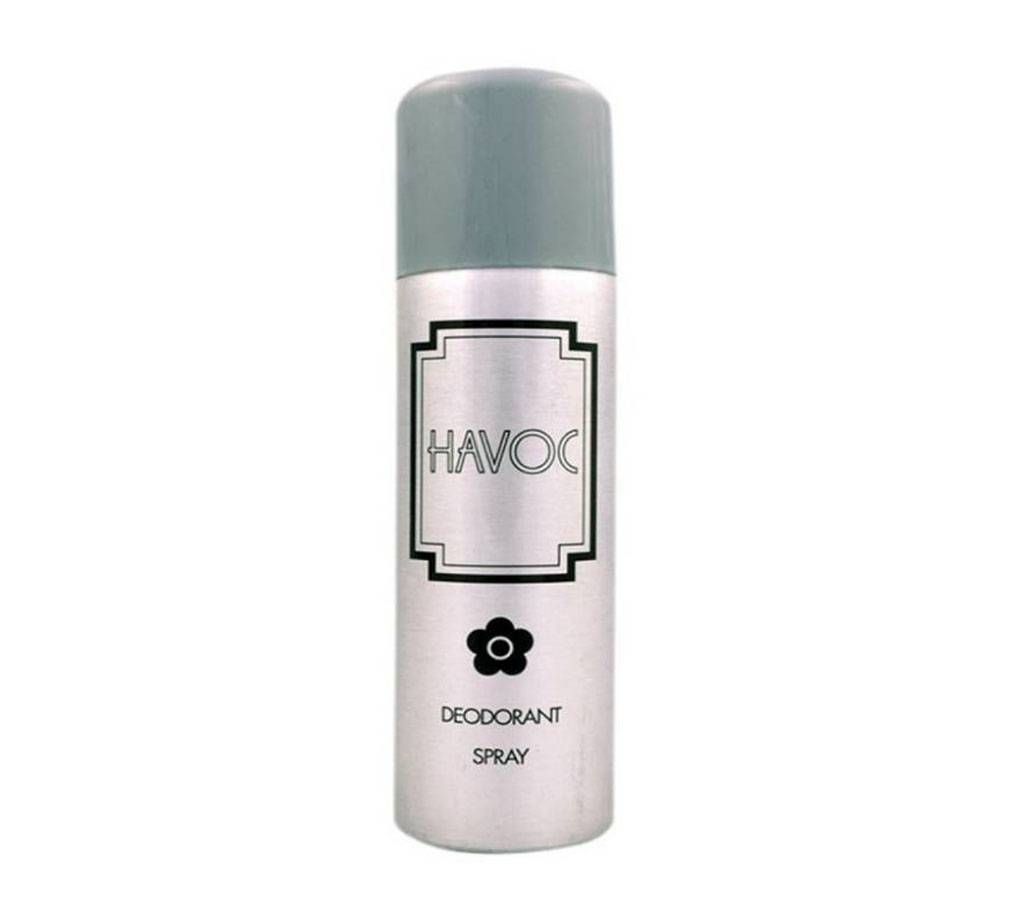 HAVOC Silver Perfume Body Spray for Men - 200ml USA