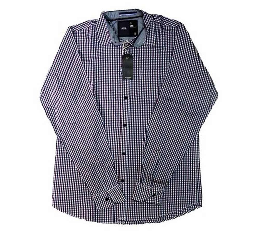 Menz Full Sleeve Cotton Casual Check Shirt