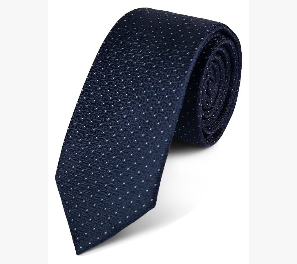 Stylish Drack Blue Silk Tie - 0250TIE