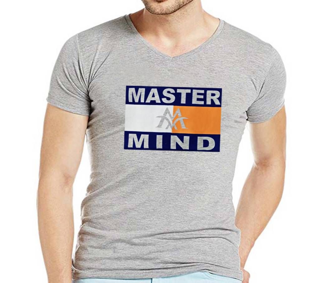 Gents Half Sleeve Cotton MASTER MIND T-Shirt