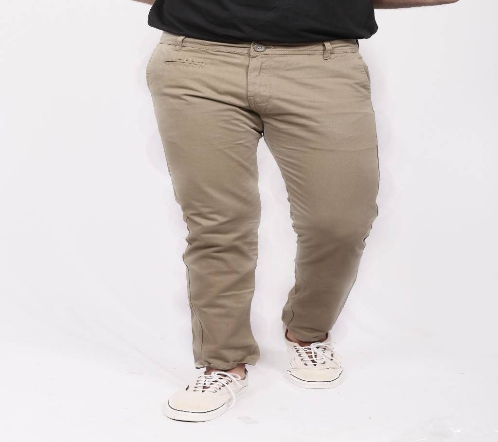 Men's  Denim Off White Gabardine Pants