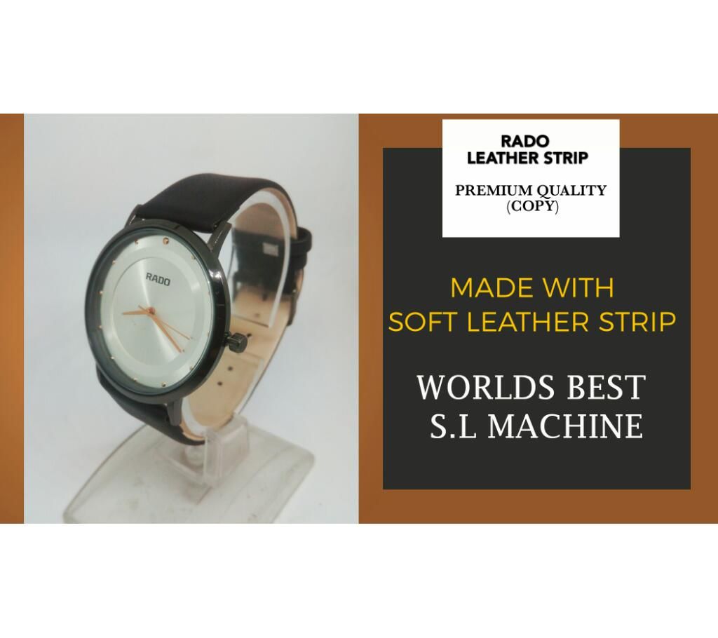 Rado leather watch for men