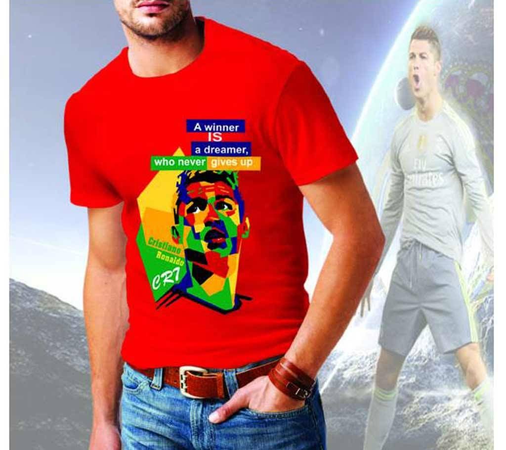 CR7 red t-shirt