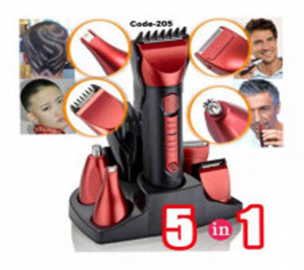 Kemei 5-in-1 Hair Trimmer And Shaver - 582