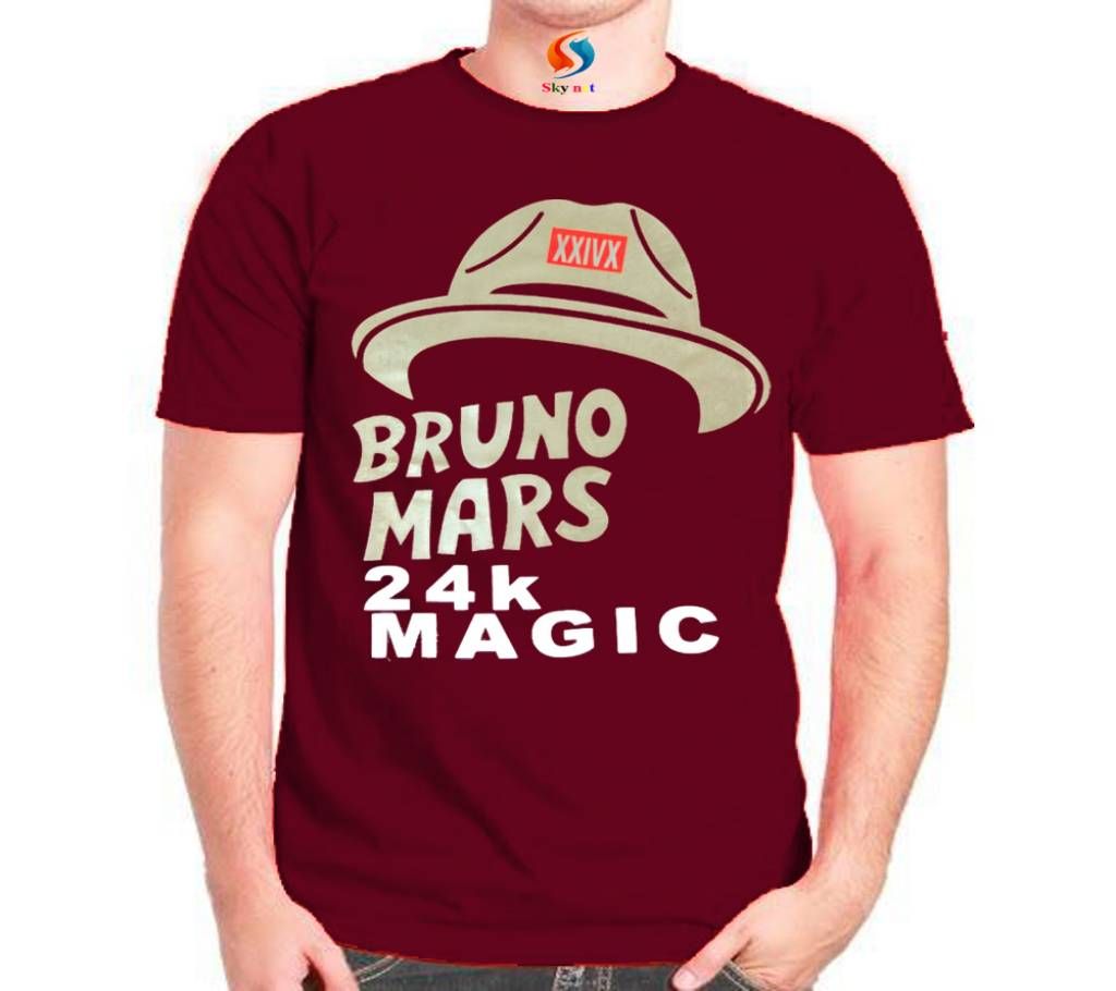 BRUNO MARS Mens Cotton T-Shirt
