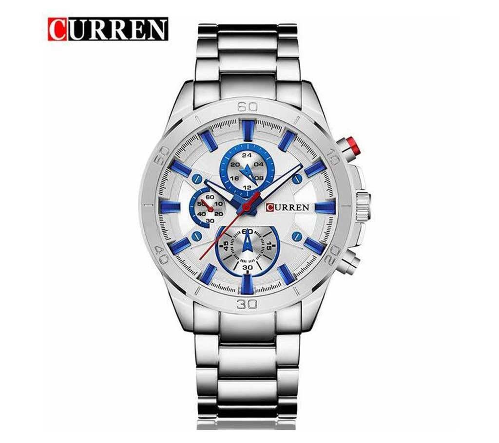 Hot fashion full stainless steel watches Top Brand CURREN curren 8275  Mens Casual Analog watch sport quartz watch male watch