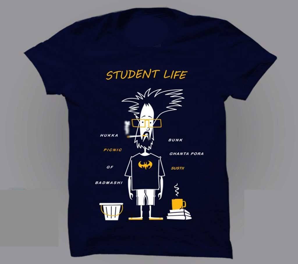 Student Life Menz Round Neck T Shirt